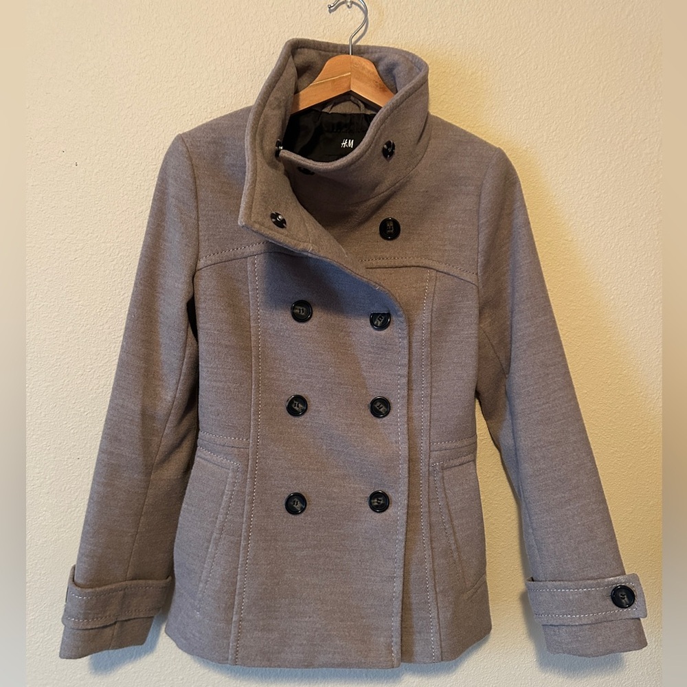 H&M Double-Breasted Women's Coat